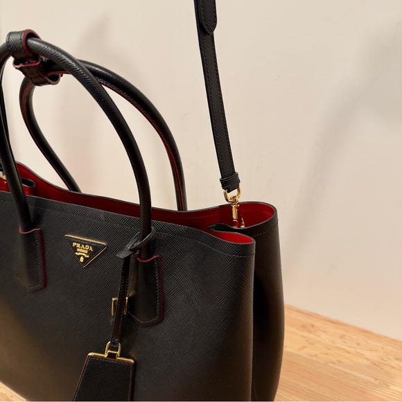 Prada Saffiano Large Double Bag (discontinued) - Picture 13 of 16